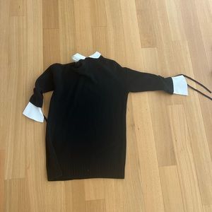 Cinq a Sept Collared Combo Dress